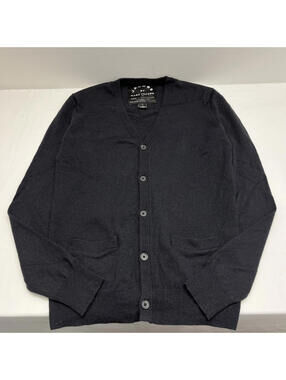 Marc by Marc Jacobs Navy Black 100% Cashmere Long Sleeve V neck Cardigan Sz XS
